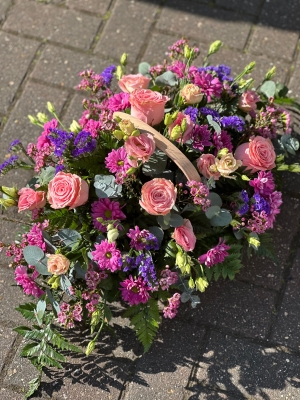 Pink and Purple Basket