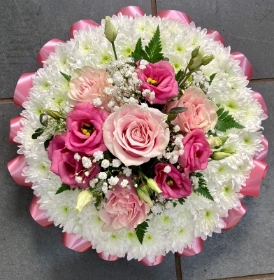Pink and White Based Posy